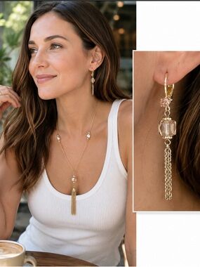 Sautoir necklace set